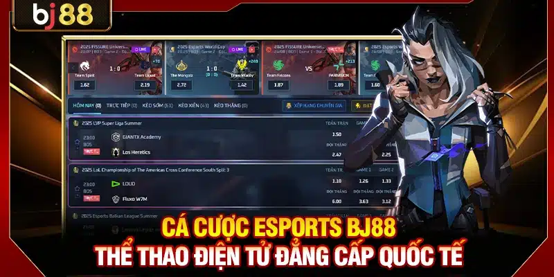 Cá Cược Esports BJ88 - Thể Thao Điện Tử Đẳng Cấp Quốc Tế 1 Cá Cược Esports BJ88