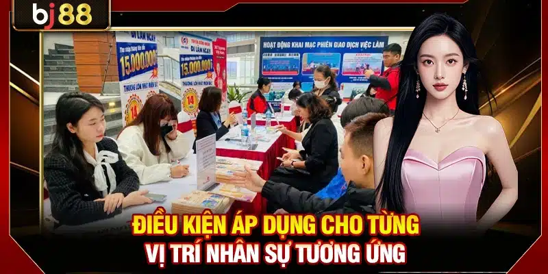 Tuyển Dụng BJ88 - Cơ Hội Việc Làm Hot Nhất Trong Năm 2026 2 Điều kiện áp dụng cho từng vị trí nhân sự tương ứng
