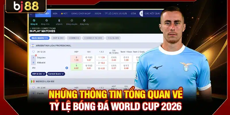 Tỷ lệ Bóng Đá World Cup 2026 - Căn Cứ Soi kèo Hiệu Quả 2 Những thông tin tổng quan về tỷ lệ bóng đá World Cup 2026