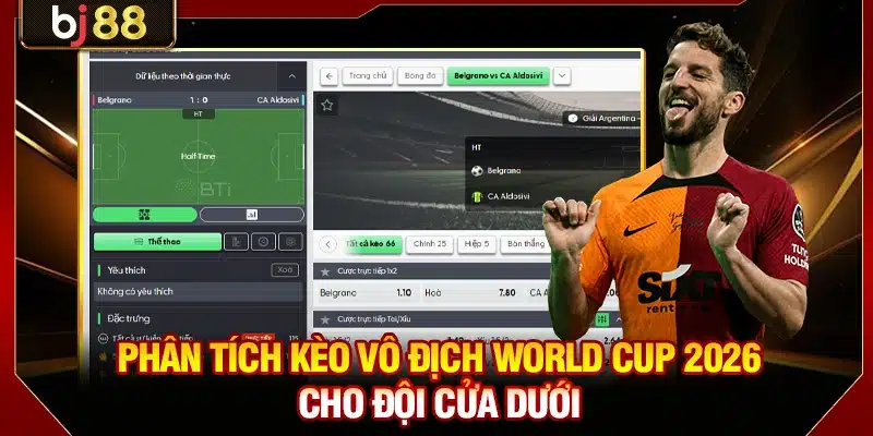Kèo Vô Địch World Cup 2026 - Ngôi Vương Sẽ Thuộc Về Ai? 3 Phân tích kèo vô địch World Cup 2026 cho đội cửa dưới